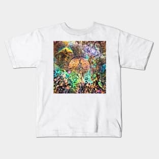 Abstracted spiritual scene Kids T-Shirt